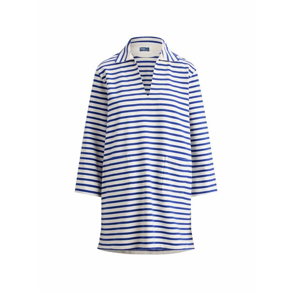 ラルフローレン レディース 衣裳 トップス Striped-pattern mini dress Blue