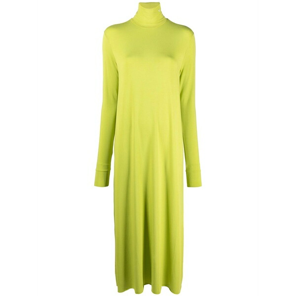 ラフ・シモンズ レディース 衣裳 トップス High-neck MIDI dress Green