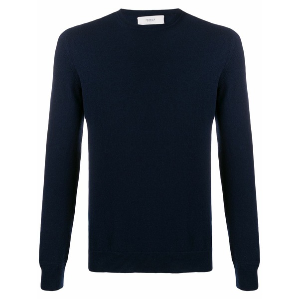 プリングル オブ スコットランド メンズ 編み物\u0026スウェーター アウター Round neck fine knit jumper Blue