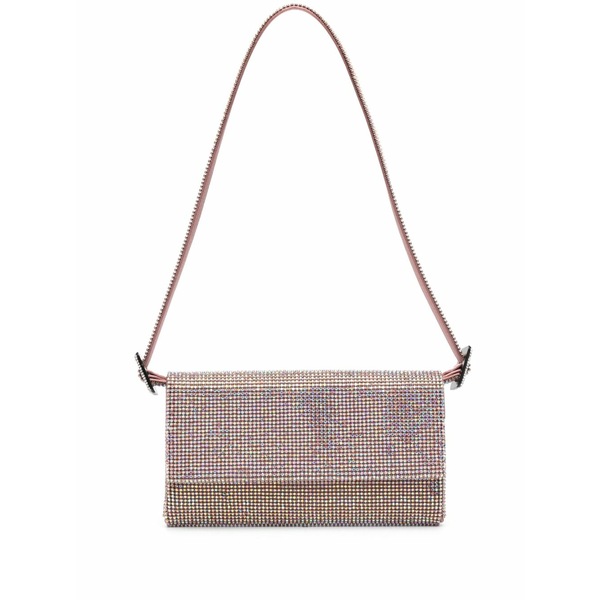ベネデッタベルジッチーズ レディース ショルダーバッグ 御徒面子 Vittissima crystal-embellished shoulder bag Pink