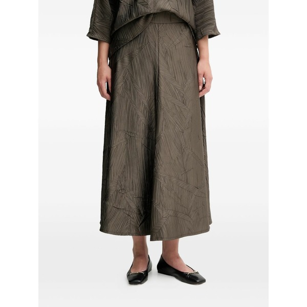ジョセフリブコフ レディース スコート ボトムス Pleated patterned skirt Brown