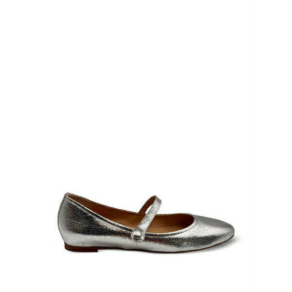 グリエルモ ロッタ レディース サンダル シューズ Strap-detail ballet flats Silver