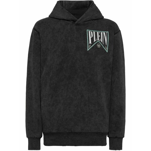 フィリップ飾り気の無い メンズ パーカー・スウェットシャツ アウター Jersey hoodie Black