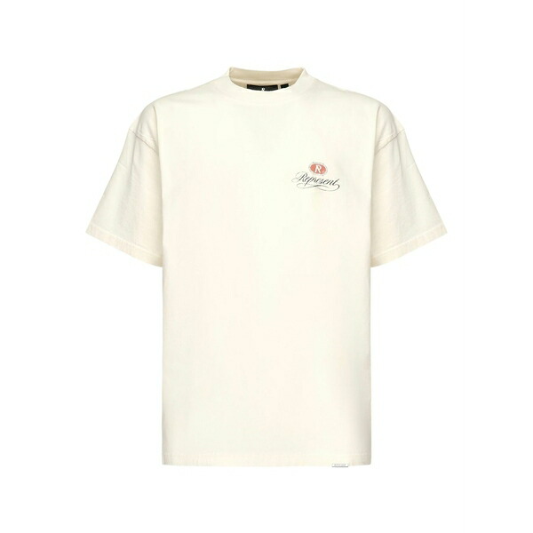 リプレゼント メンズ プルオーバー トップス Logo-print t-shirt Neutrals