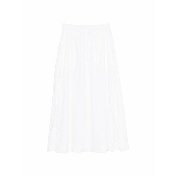 デハ レディース スコート ボトムス Drawstring skirt White