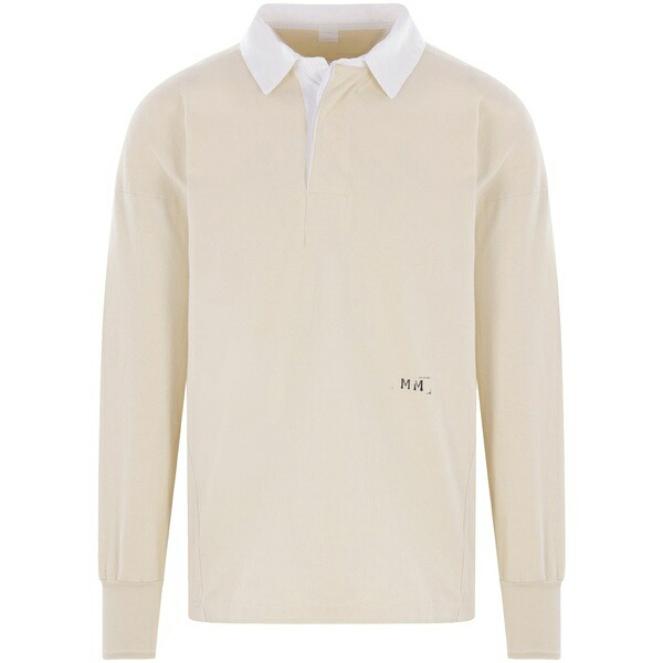 マルタンマルジェラ メンズ スポーツシャツ トップス Cotton polo shirt Neutrals