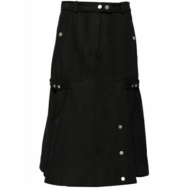 スリーワンフィリップリム レディース スコート ボトムス Godet utility skirt Black