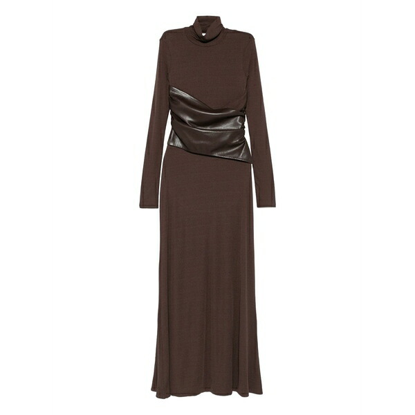 ナヌーシュカ レディース 衣装 トップス Turtleneck maxi dress Brown