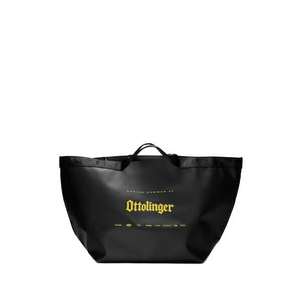 オットリンガー レディース トートバッグ バッグ Logo-print shopper tote bag Black|asty