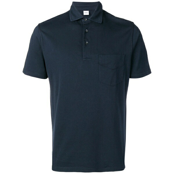 アスペジ メンズ スポーツシャツ トップス Basic polo shirt Blue