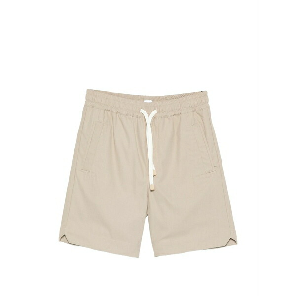 イレブンティ メンズ 心地よいズボン下 ボトムス Drawstring deck shorts Neutrals