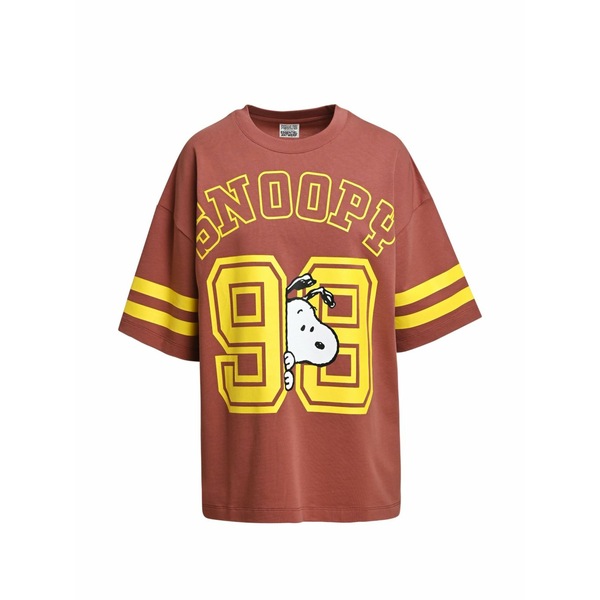 エッセンシャルアントワープ レディース ティーシャツ トップス Peanuts￠￠ snoopy print t-shirt Brown