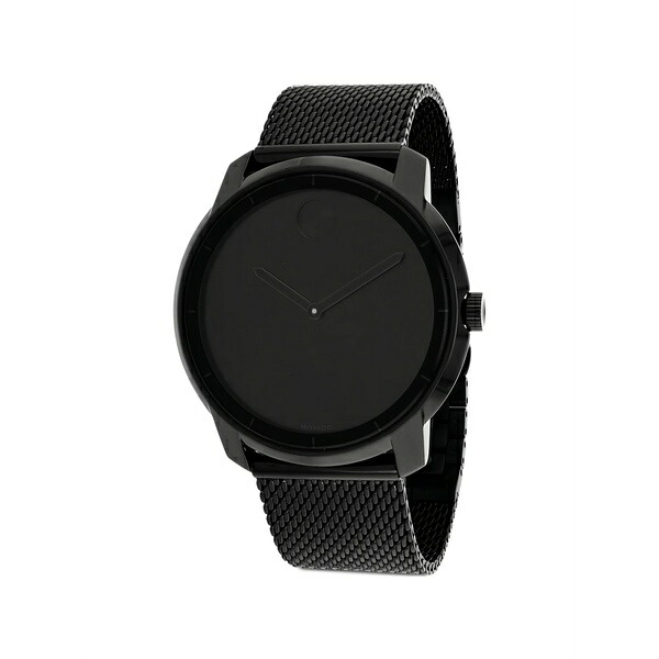 モバド メンズ ウオッチ 付属物 Bold mesh-strap 44粍 watch Black