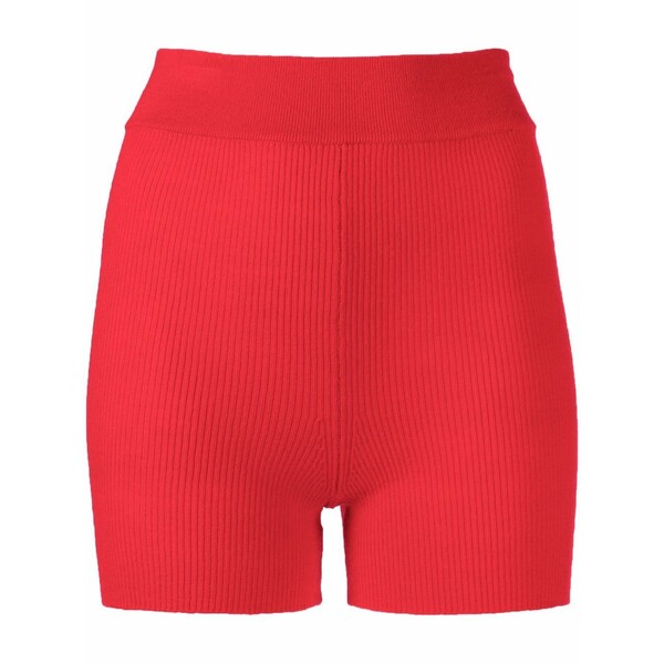 カシミア イン ラブ レディース カジュアルパンツ ボトムス Alexa knit cycling shorts Red｜asty