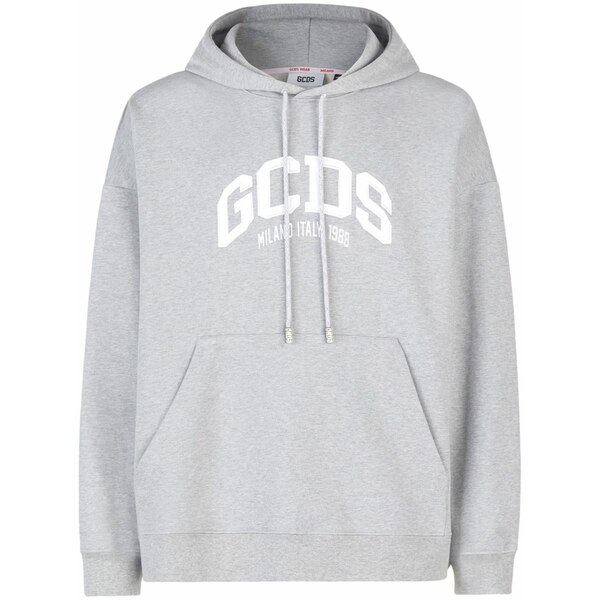 ジーシーディーエス メンズ パーカー・スウェットシャツ アウター 1988 logo-print hoodie Grey