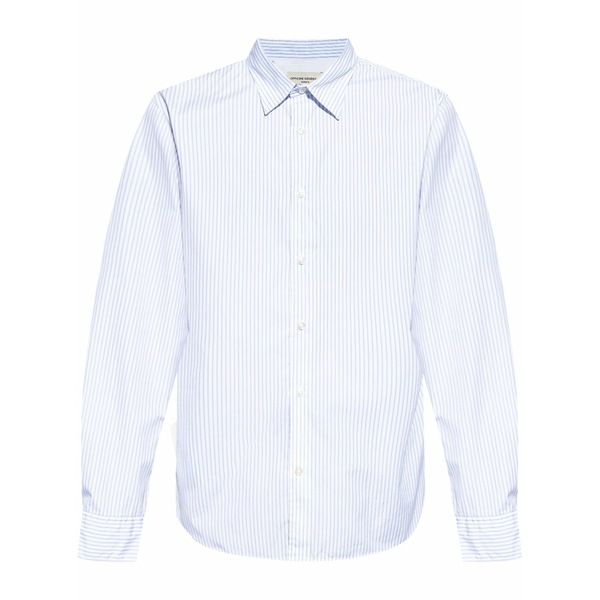 オフィシンジェネレール メンズ プルオーバー トップス Giacomo shirt  White