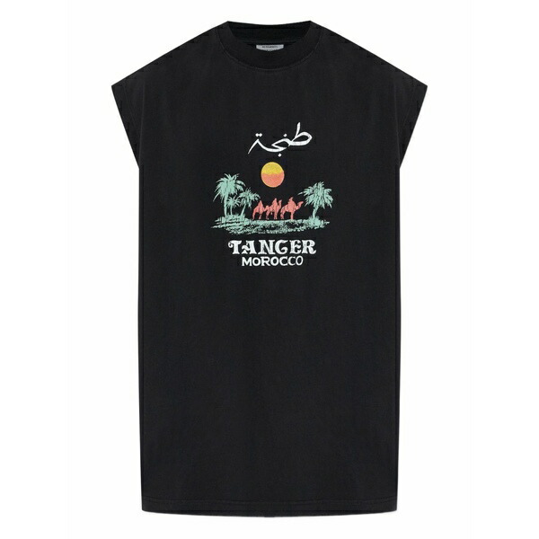 ヴェトモン メンズ プルオーバー トップス Graphic sleeveless t-shirt Black
