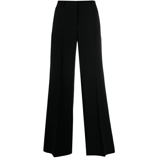 アルベルト ビアーニ レディース 心地好いズボン下 ボトムス Flared tailored-cut trousers Black