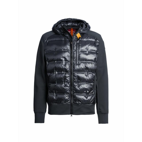 パラジャンパーズ メンズ 上衣＆上衣 アウター Faron hooded quilted jacket Blue