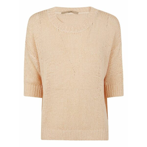 ノール レディース 編み物\u0026プルオーバー アウター Crochet-knit top Neutrals