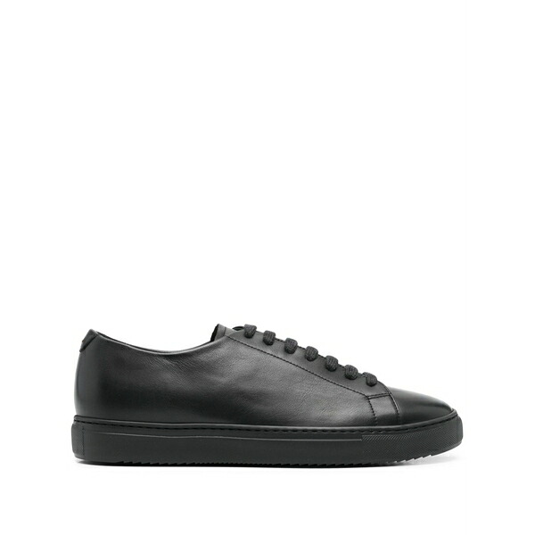 ドンカルズ メンズ スニーカー シューズ Leather sneakers  Black