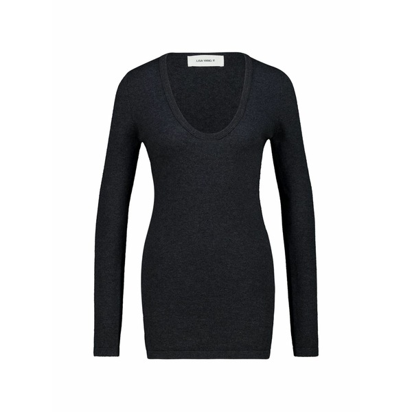 リサ・ヤン レディース 編み物\u0026プルオーバー アウター Amalea long-sleeve sweater Grey