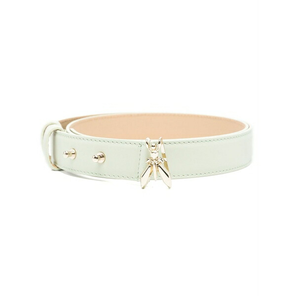 パトリツィア ペペ レディース 三尺帯 添え物 Leather belt Green