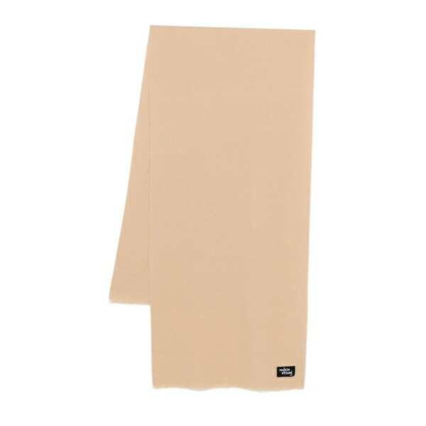 住み家 稲荷 メンズ えり巻き・袈裟・えり巻き 付属物 Fringed wool scarf Neutrals