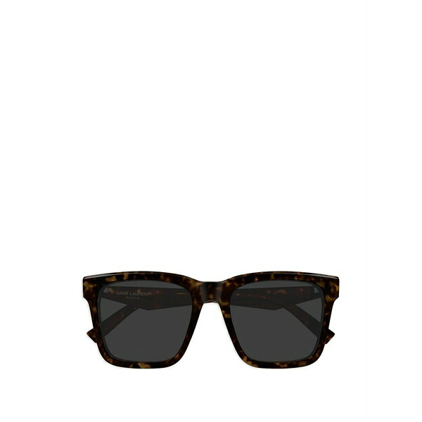 サンローラン アイウェア レディース 黒眼鏡＆アイウェア 付属物 Square-frame tortoiseshell sunglasses Brown