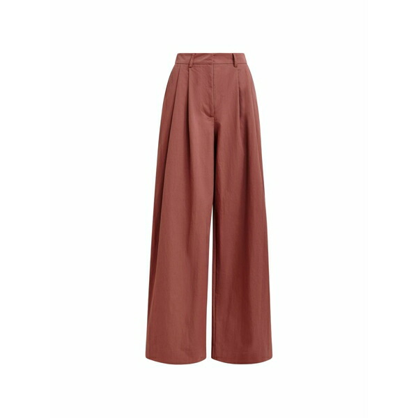 エッセンシャルアントワープ レディース 心地よいズボン下 ボトムス Pleated trousers Orange