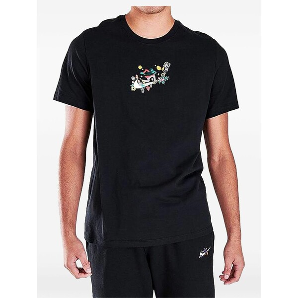 ナイキ メンズ プルオーバー トップス Graphic-print t-shirt Black