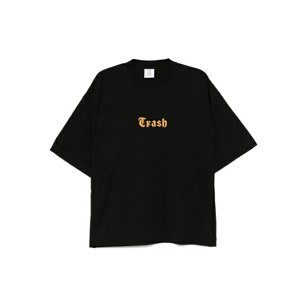 ヴェトモン メンズ ティーシャツ トップス Cotton t-shirt Black