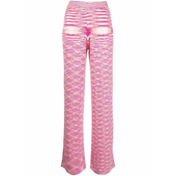 ミッソーニ レディース 心地よいズボン下 ボトムス Patterned knitted trousers Pink