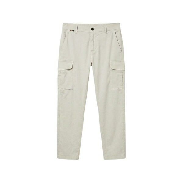 メイソンズ メンズ 心地好いズボン下 ボトムス Straight-leg cargo pants Neutrals
