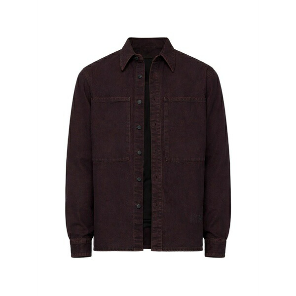 マルタンマルジェラ メンズ 上衣＆上衣 アウター Long-sleeved overshirt Red