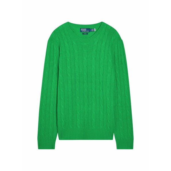 ラルフローレン メンズ 編み物\u0026スウェーター アウター Cable-knit cashmere sweater Green