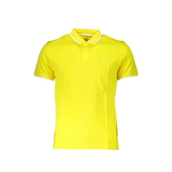 ハーモント \u0026 知恵袋 メンズ スポーツシャツ トップス Logo-embroidered polo shirt Yellow
