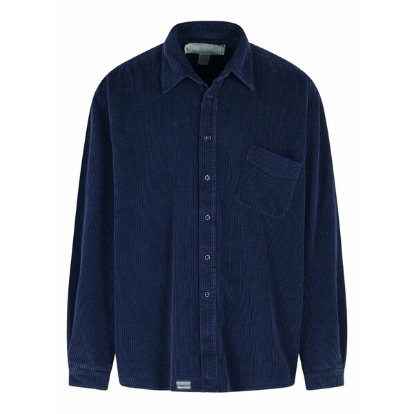 エアル メンズ ティーシャツ トップス Corduroy patch-pocket shirt Blue