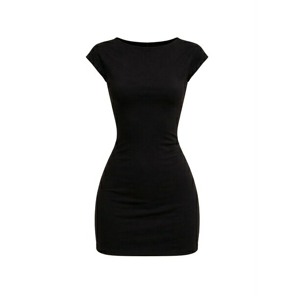 リフォメーション レディース 衣裳 トップス Soleil knitted dress Black