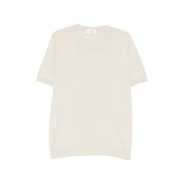 ラルディーニ メンズ Tシャツ トップス Crew-neck short-sleeved t-shirt Neutrals|asty
