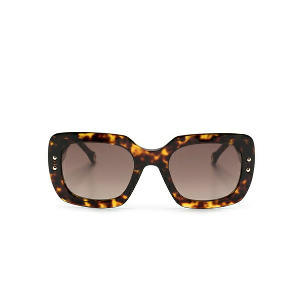 キャロライナヘレラ メンズ サングラス・アイウェア 佩び物 Tortoiseshell square-frame sunglasses Brown