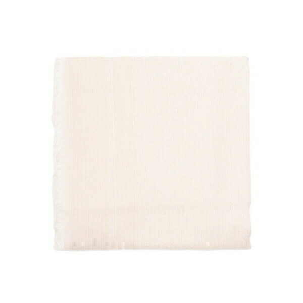 エリザベスフランキ レディース えり巻き・袈裟・えり巻き 付属物 Ribbed frayed-edge scarf Neutrals