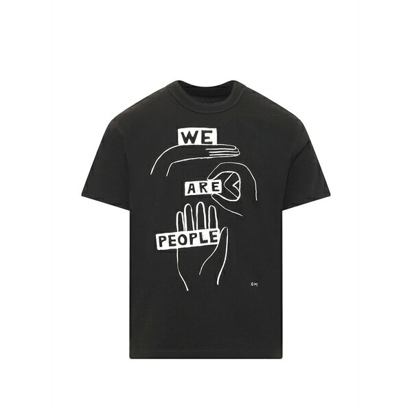 サカイ メンズ プルオーバー トップス X geoff mcfetridge graphic-print t-shirt Black