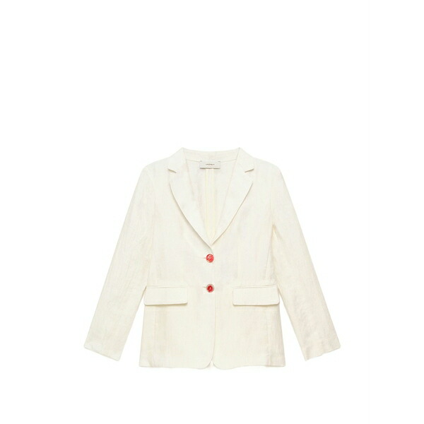 マリパルミ レディース 上衣＆上衣 アウター Jacquard linen-blend jacket Neutrals