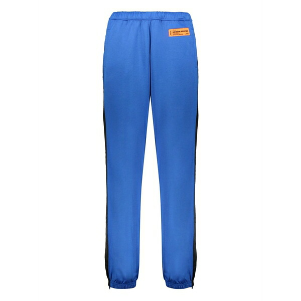 戸呂 プレストン メンズ 心地よいズボン下 ボトムス Logoed s track-pants Blue