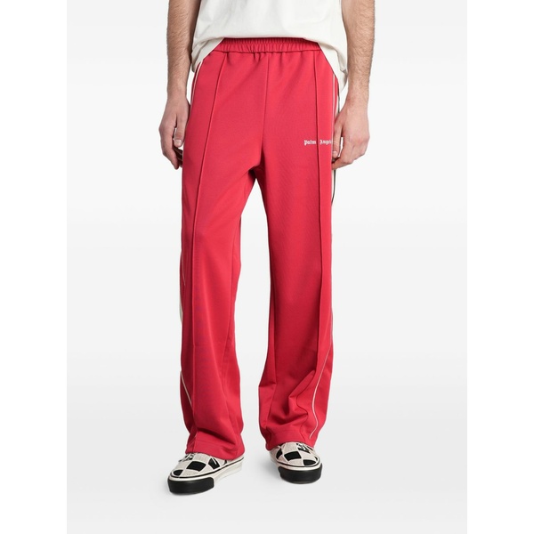 パーム・エンジェルス メンズ 心地よいズボン下 ボトムス Side-stripe track pants Red