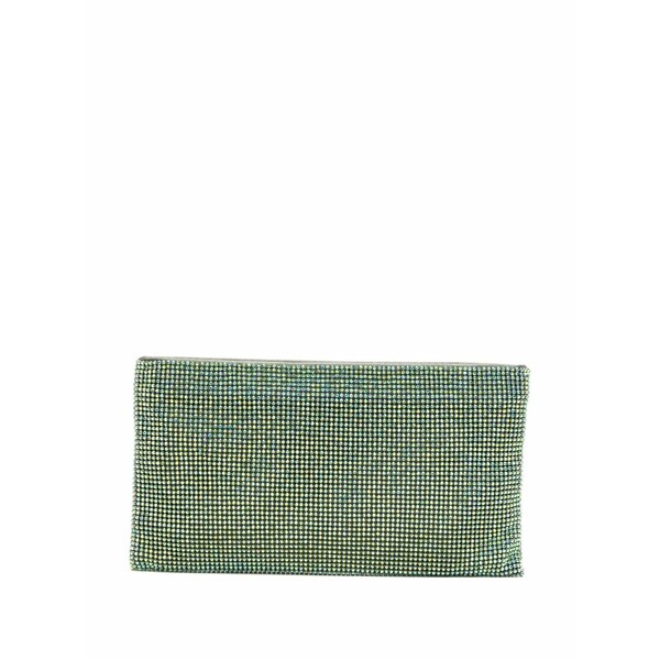 ベネデッタベルジッチーズ レディース ショルダーバッグ 御徒面子 Crystal-embellished shoulder bag Green