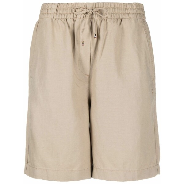 トミー ヒルフィガー レディース 心地よいズボン下 ボトムス Drawstring knee-length shorts Neutrals