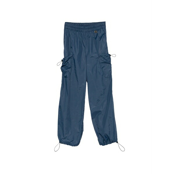 カーラ 重力加速度 レディース 心地好いズボン下 ボトムス Drawstring-cuff track pants Blue