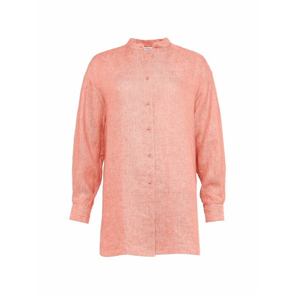 エレス レディース プルオーバー トップス Exact linen shirt Pink